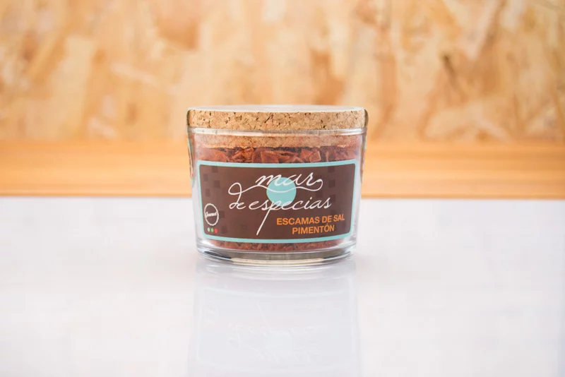 Escamas de sal Pimentón