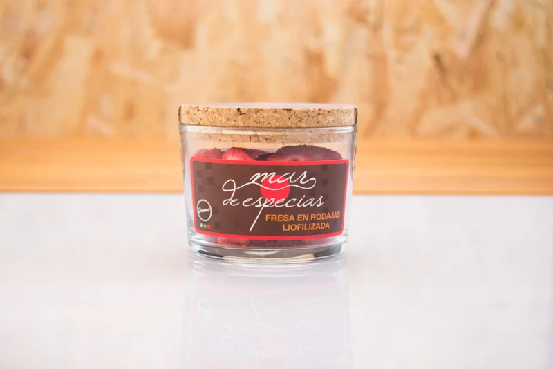 Fresa en rodajas Liofilizada