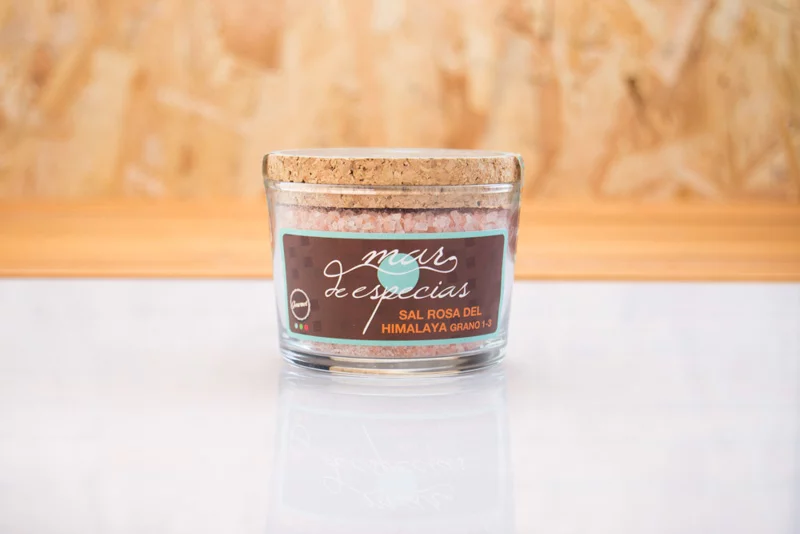 Sal Rosa del Himalaya en grano