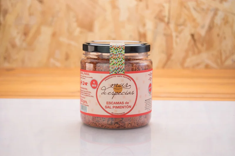 Escamas de sal Pimentón