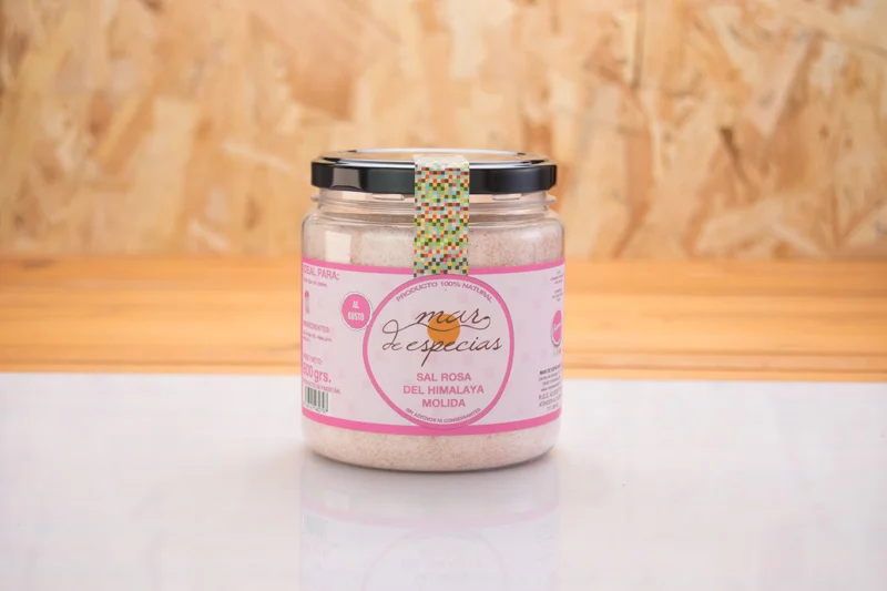 Sal Rosa del Himalaya Molida